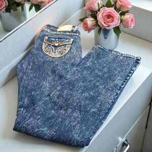 🔥 VINTAGE Apple Bottoms Low Rise Acid Wash Embellished Jeans Size 11/12 Juniors